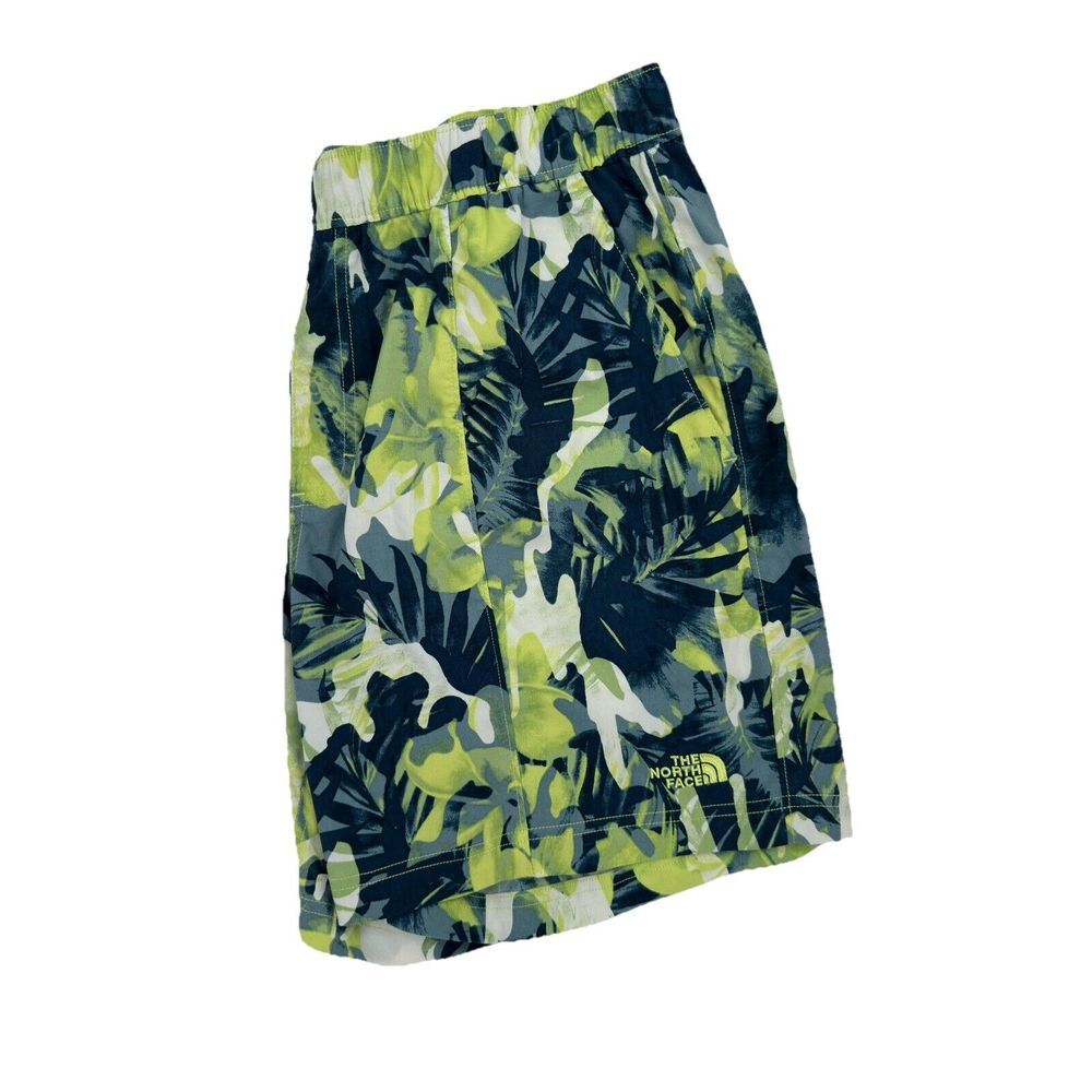 The North Face‎ Class V Pull On Green Tropical Floral Shorts Mens Medium NWOT